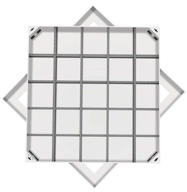 五河不锈钢方井展示